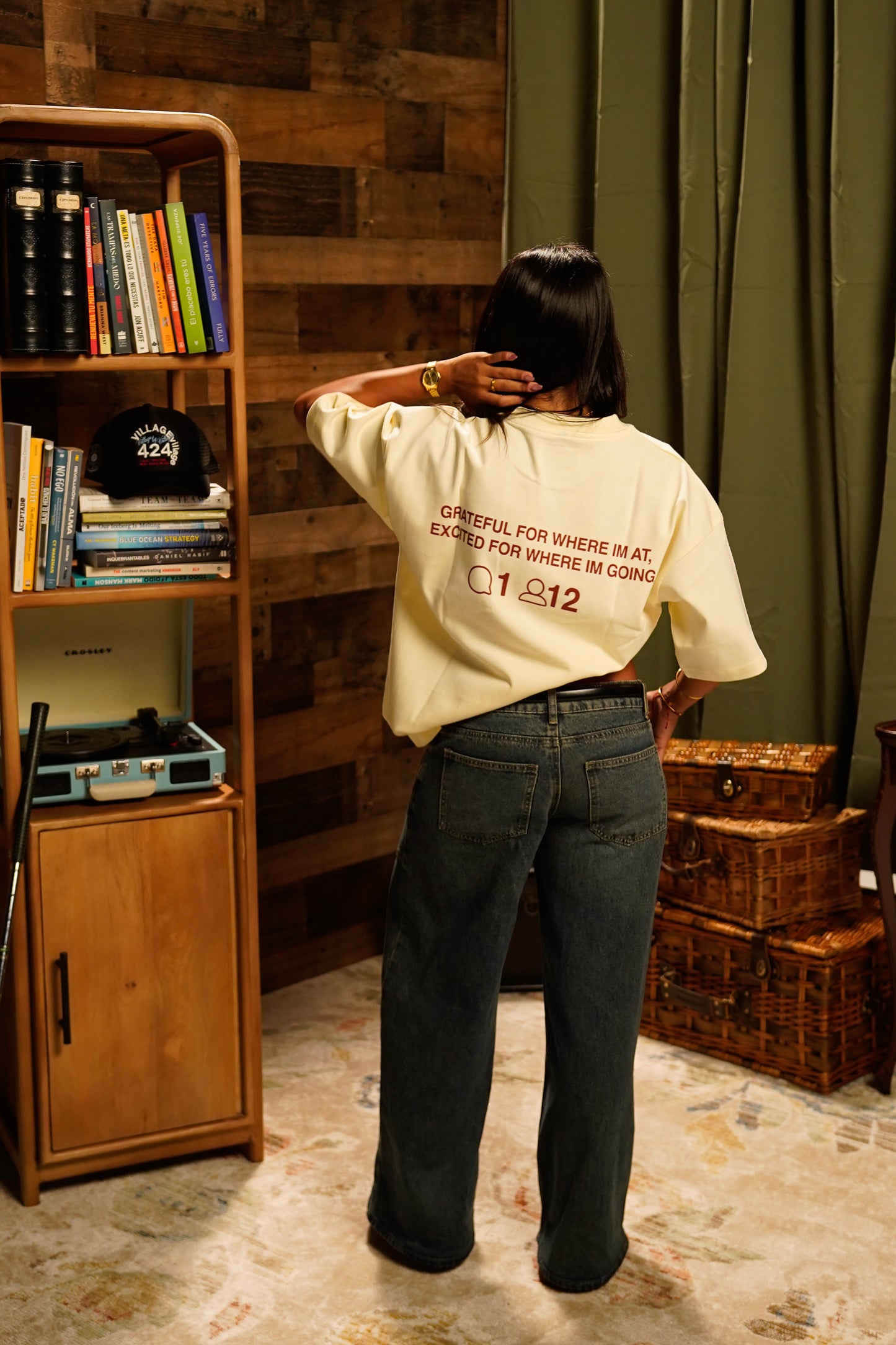 MATTHEW CREAM TEE